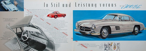 レトロ　イタリア製　MERCEDES-BENZ　メルセデスベンツ300SL